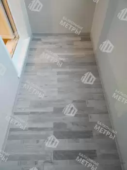 Отделка балкона с утеплением в многоквартирном доме