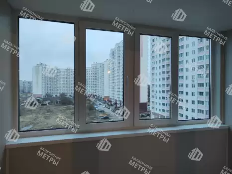 Отделка балкона с утеплением в многоквартирном доме