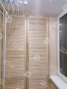 Остекление балкона и установка шкафа и сушилки Остекление балкона и установка шкафа и сушилки