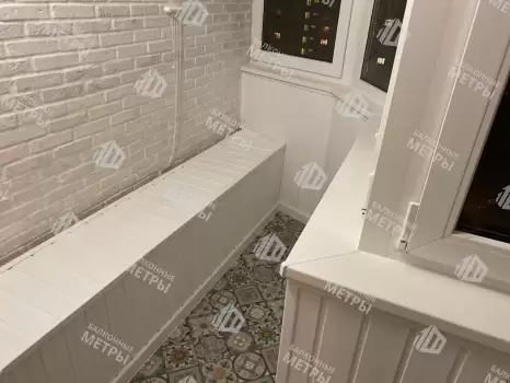 Отделка с утеплением балкона Сапожок
