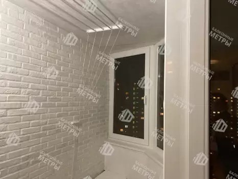 Отделка с утеплением балкона Сапожок