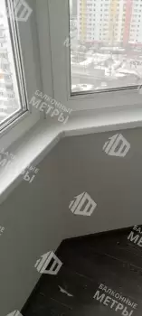 Отделка балкона с утеплением в многоквартирном доме 